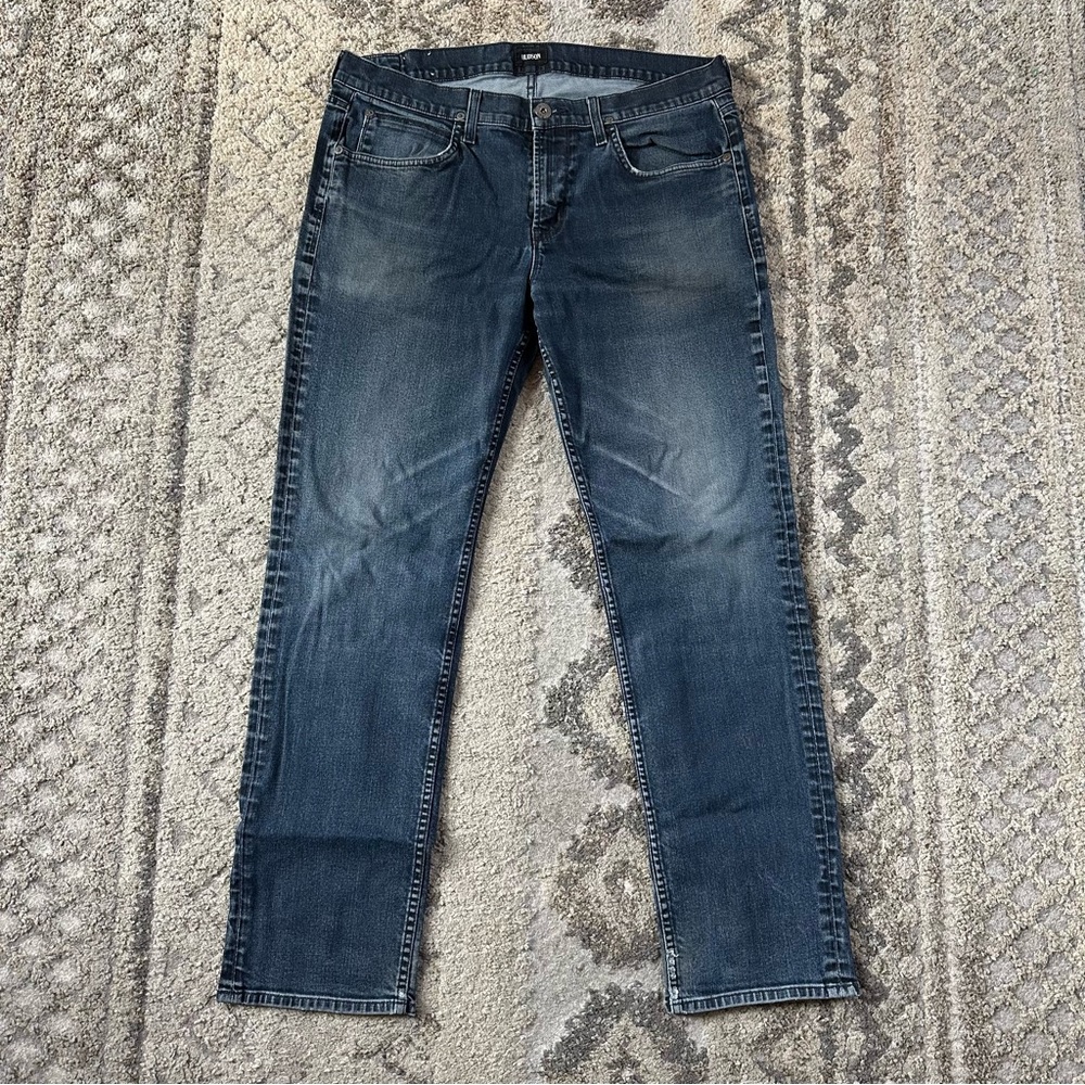 Hudson Byron 5 Pkt Zip Fly Straight Jeans 38x31